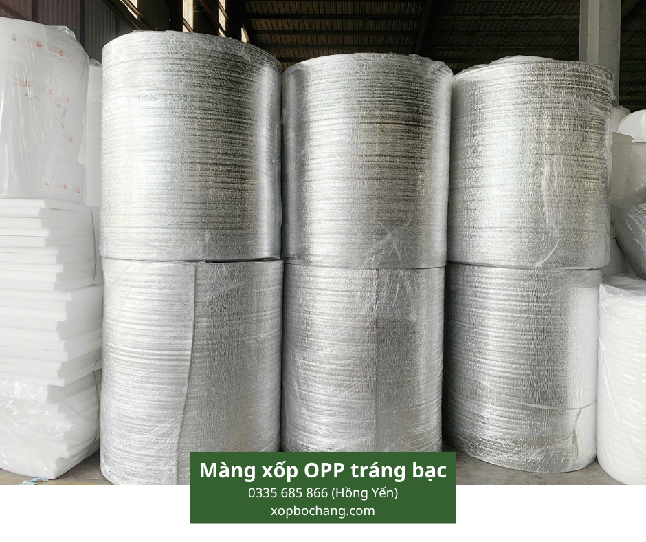 Màng xốp OPP tráng bạc