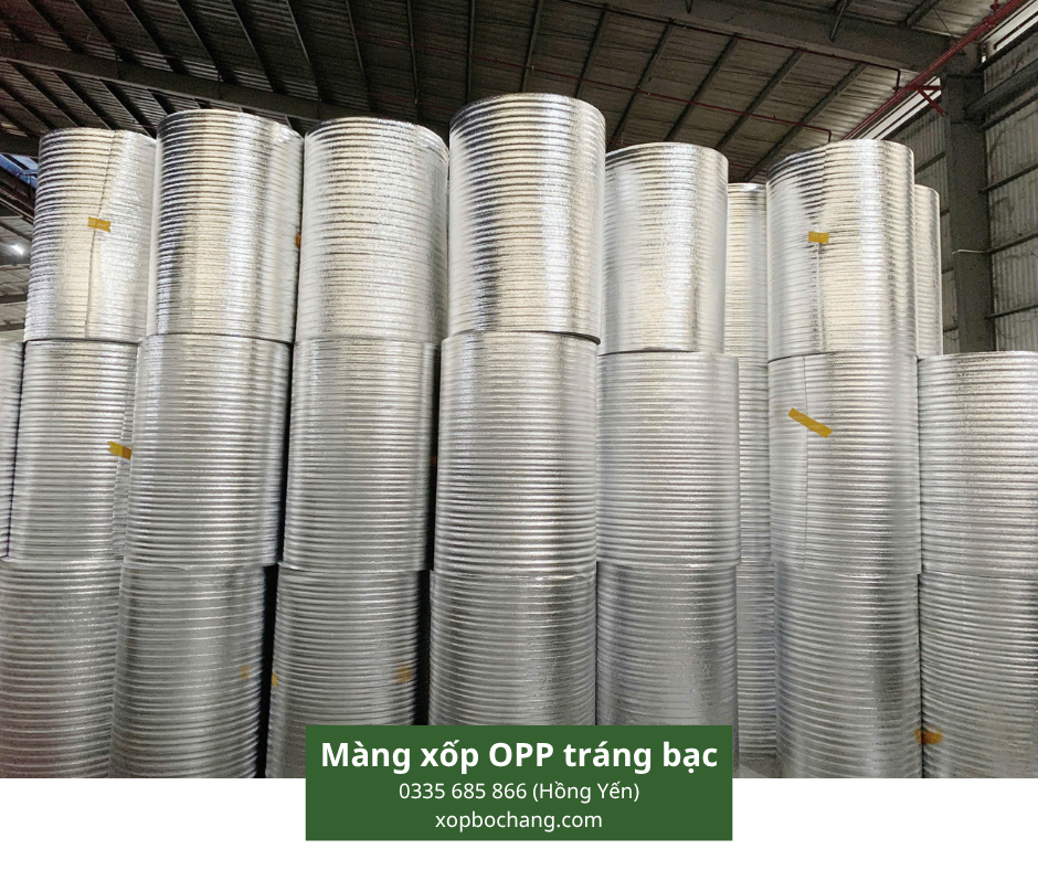 Màng xốp OPP tráng bạc