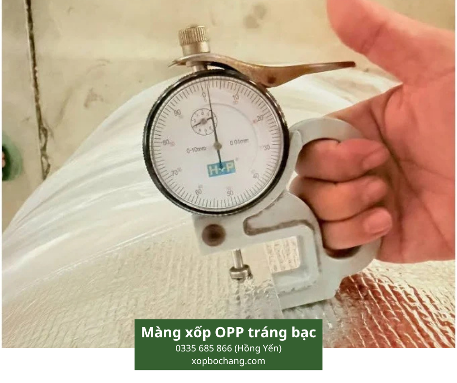 Màng xốp OPP tráng bạc