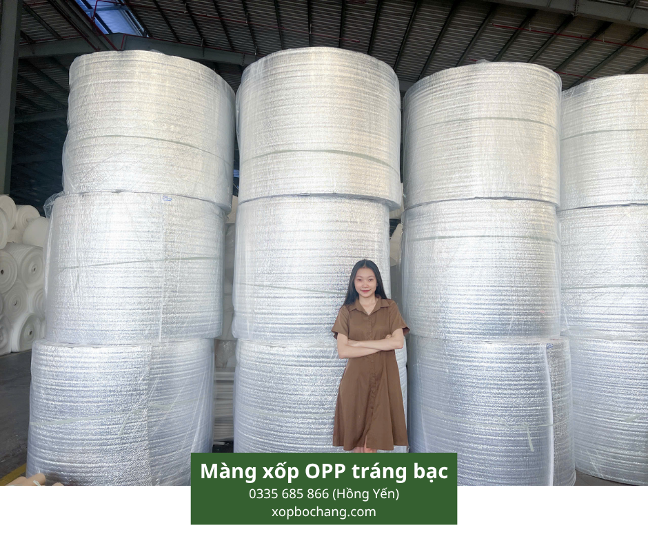 Màng xốp OPP tráng bạc