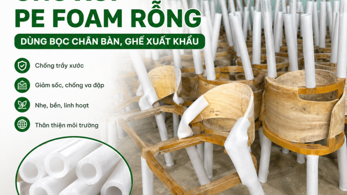 Ống xốp PE Foam rỗng