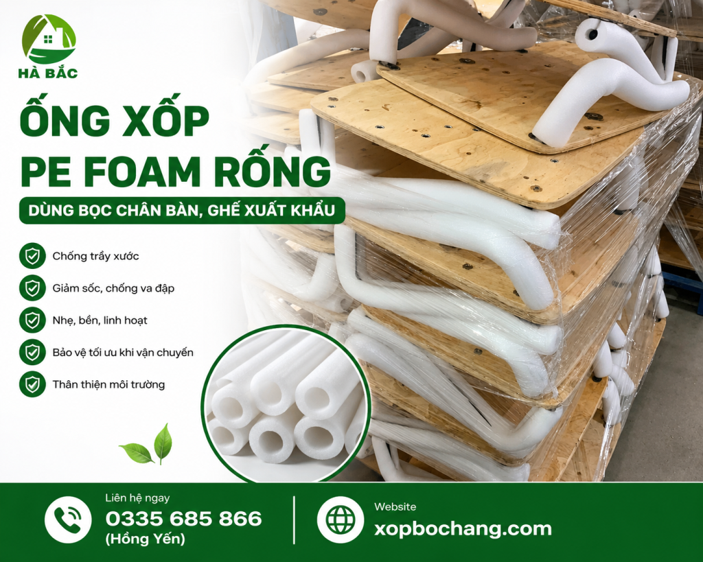 Ống xốp PE Foam rỗng