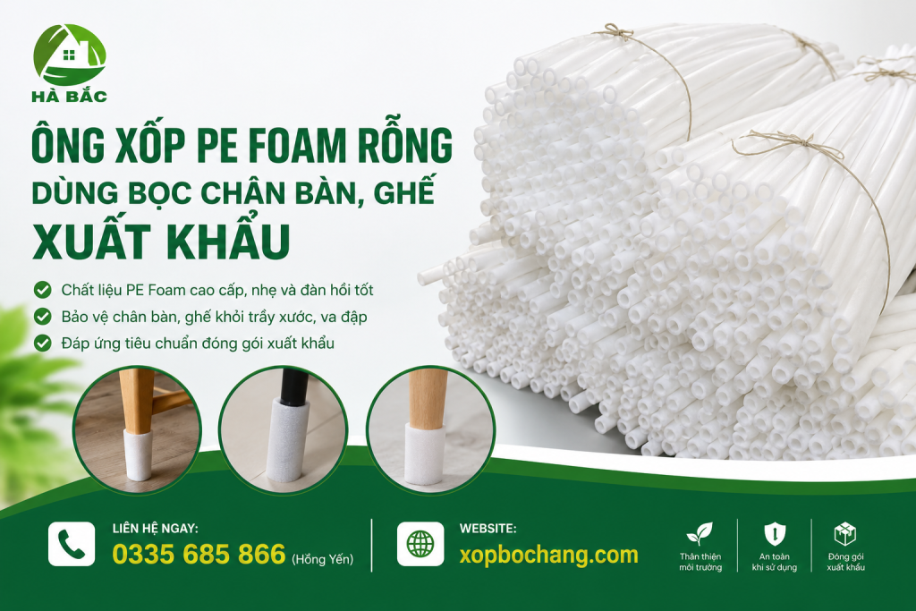 Ống xốp PE Foam rỗng
