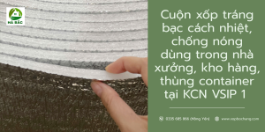 Cuộn xốp tráng bạc