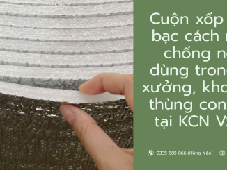 Cuộn xốp tráng bạc