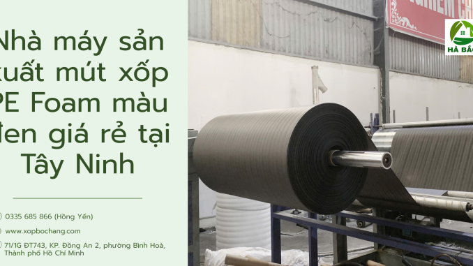 Mút xốp PE Foam màu đen Mút xốp PE Foam màu đen