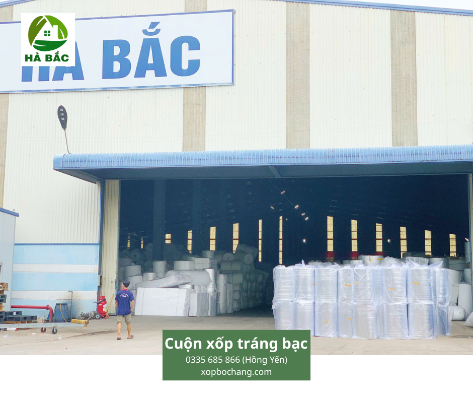 Cuộn xốp tráng bạc