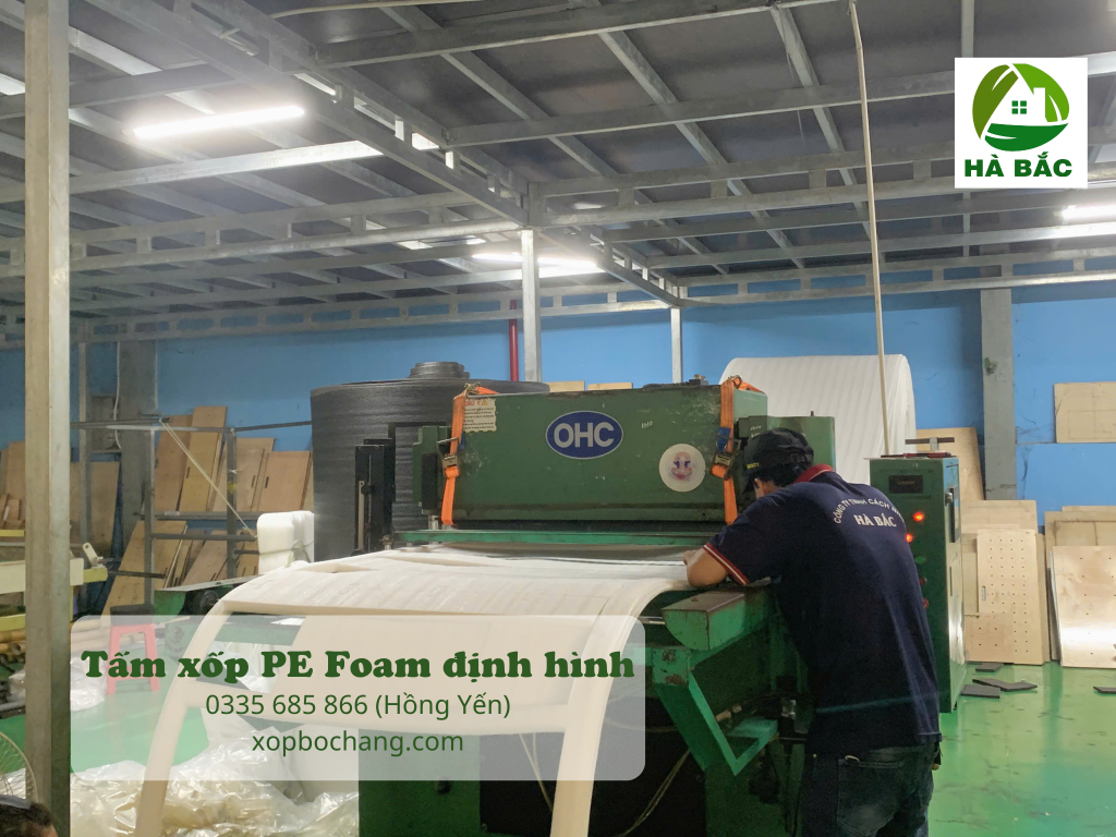 Tấm xốp PE Foam định hình