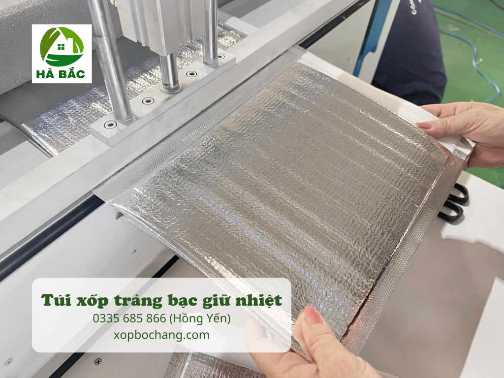 Túi xốp tráng bạc giữ nhiệt Túi xốp tráng bạc giữ nhiệt