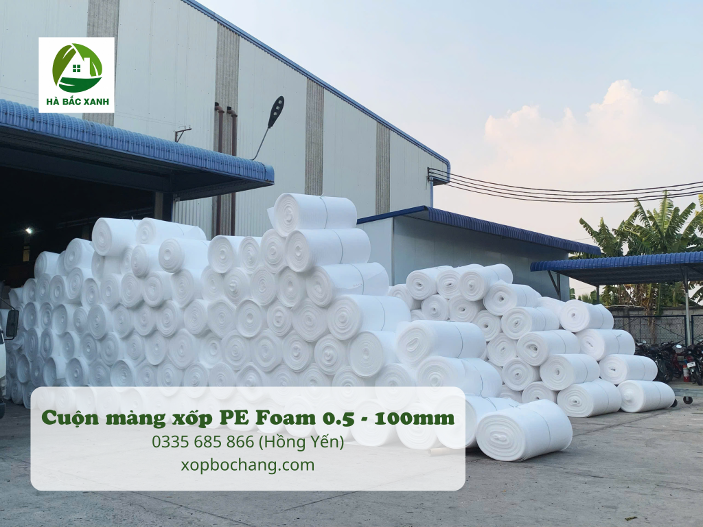 Cuộn màng xốp PE Foam Cuộn màng xốp PE Foam