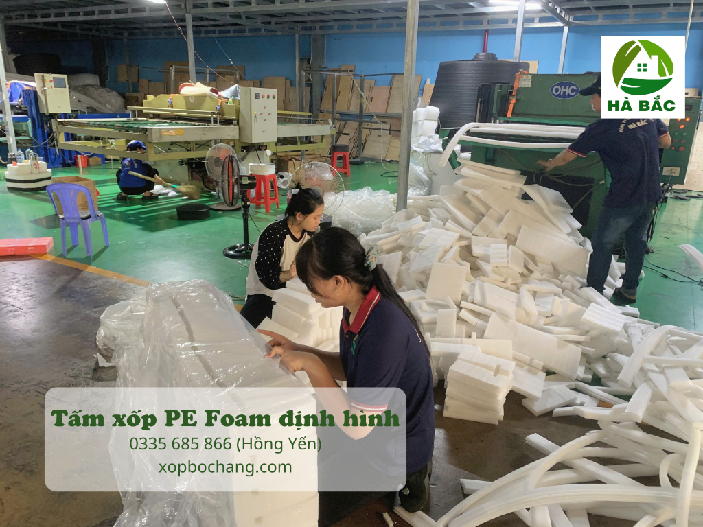 Tấm xốp PE Foam định hình