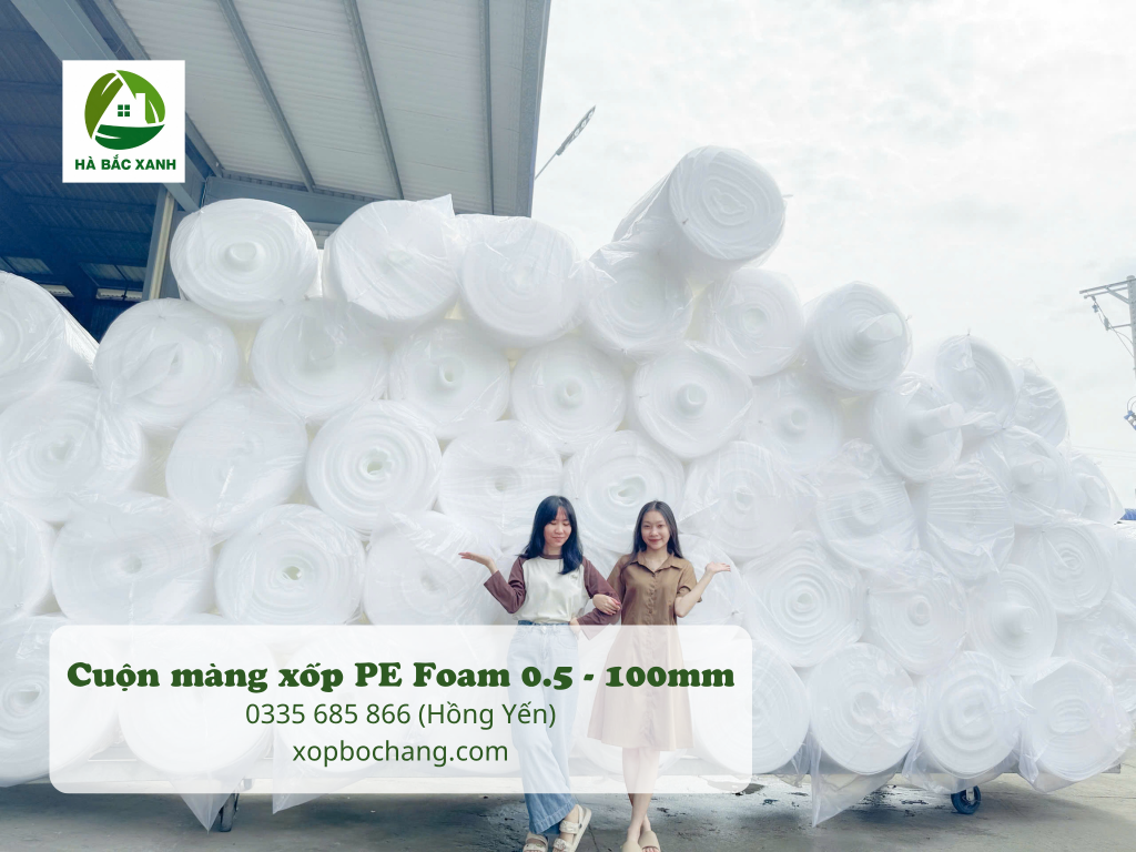 Cuộn màng xốp PE Foam Cuộn màng xốp PE Foam