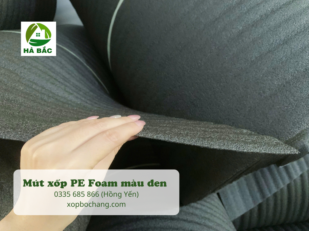 Mút xốp PE Foam màu đen Mút xốp PE Foam màu đen