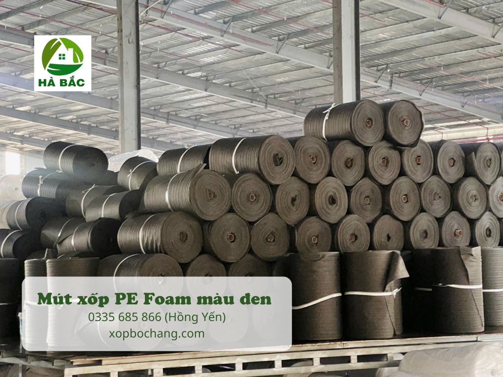 Mút xốp PE Foam màu đen Mút xốp PE Foam màu đen
