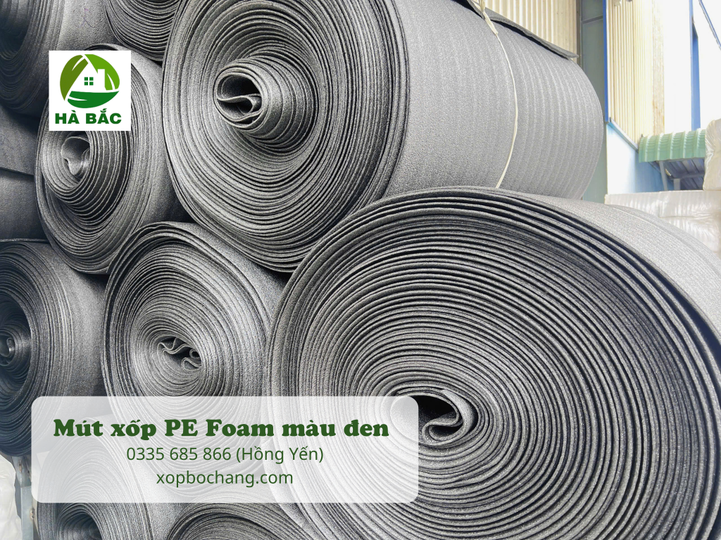 Mút xốp PE Foam màu đen Mút xốp PE Foam màu đen