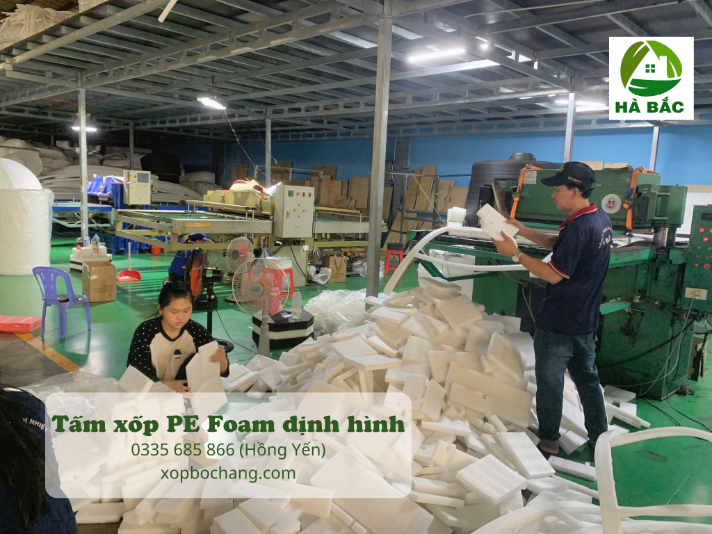 Tấm xốp PE Foam định hình