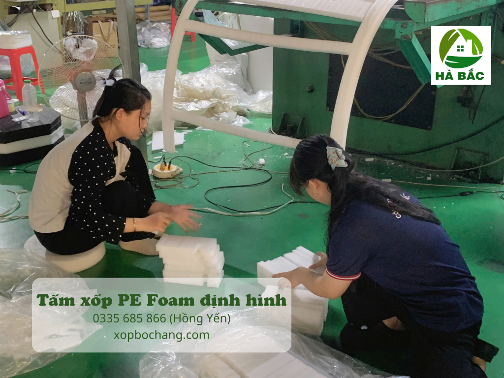 Tấm xốp PE Foam định hình