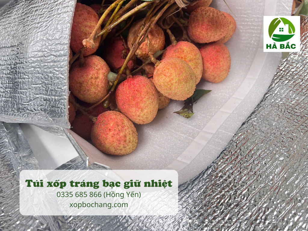 Túi xốp tráng bạc giữ nhiệt Túi xốp tráng bạc giữ nhiệt
