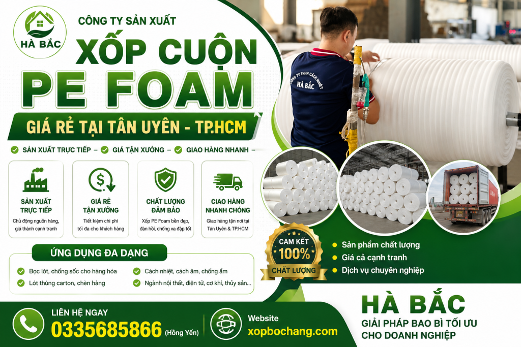 Xốp cuộn PE Foam