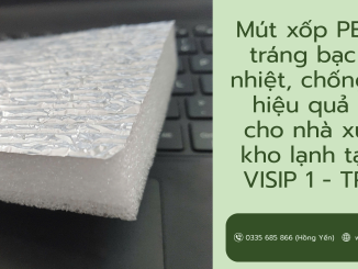 Mút xốp PE Foam tráng bạc