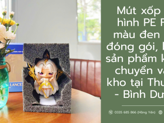 Mút xốp định hình PE Foam màu đen