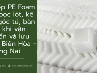 Góc xốp PE Foam
