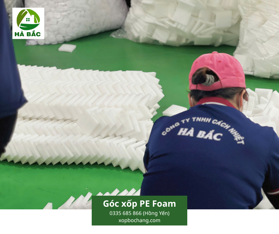 Góc xốp PE Foam