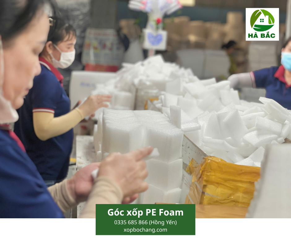 Góc xốp PE Foam