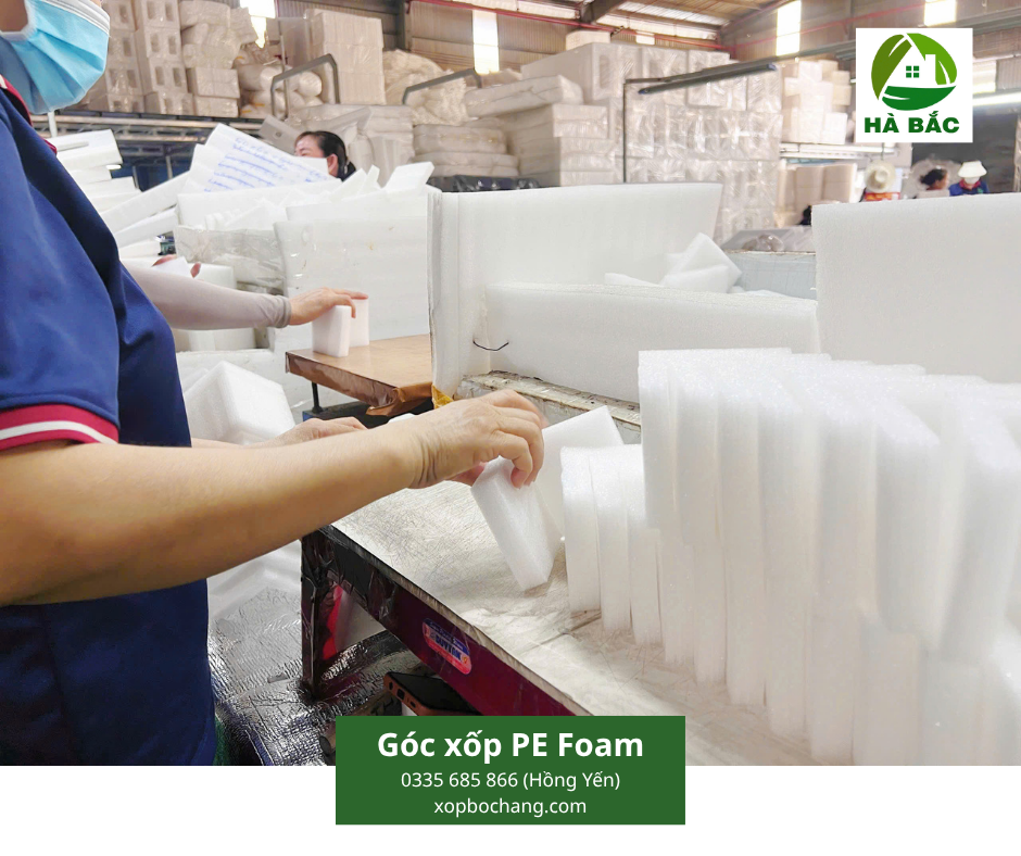 Góc xốp PE Foam