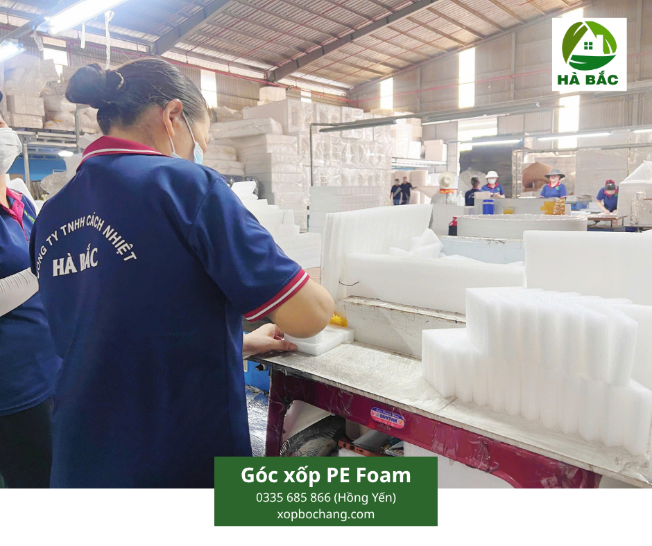 Góc xốp PE Foam