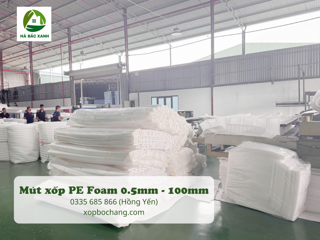 Nhà máy sản xuất mút xốp PE Foam Nhà máy sản xuất mút xốp PE Foam