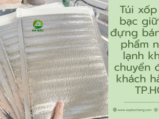 Túi xốp tráng bạc giữ nhiệt