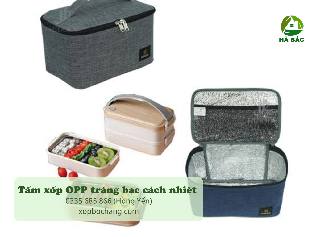 tấm xốp OPP tráng bạc cách nhiệt tấm xốp OPP tráng bạc cách nhiệt