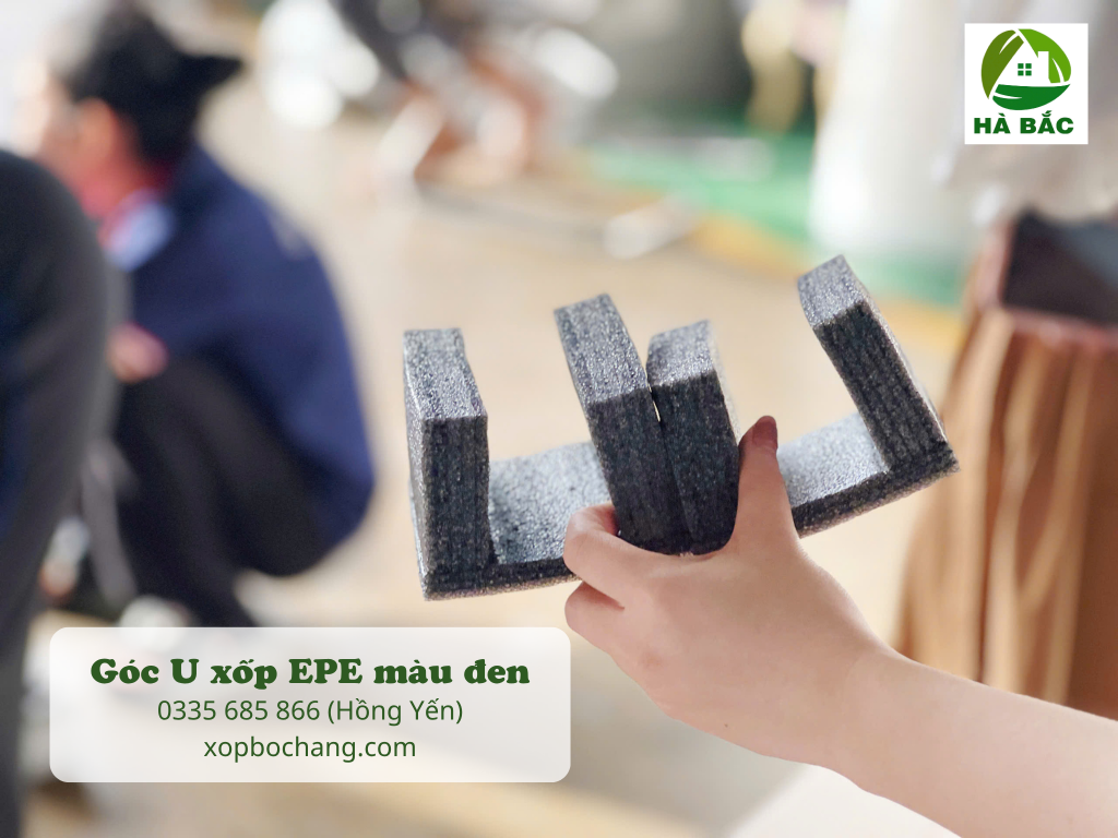 Góc U xốp EPE màu đen Góc U xốp EPE màu đen