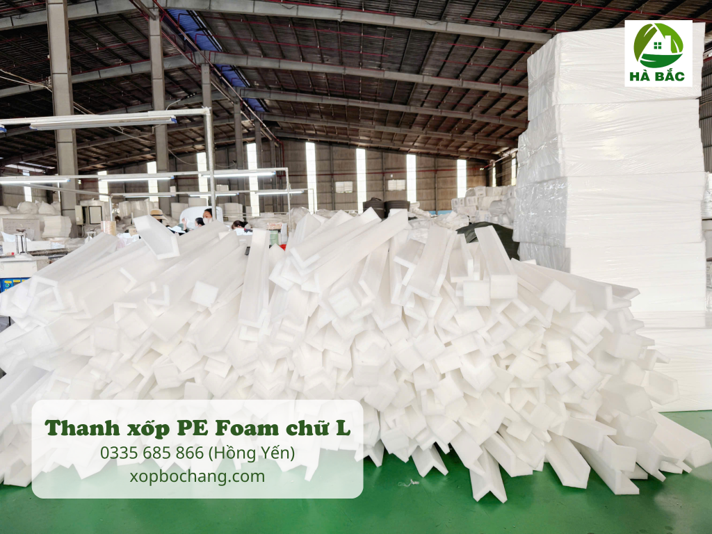 Thanh xốp PE Foam chữ L