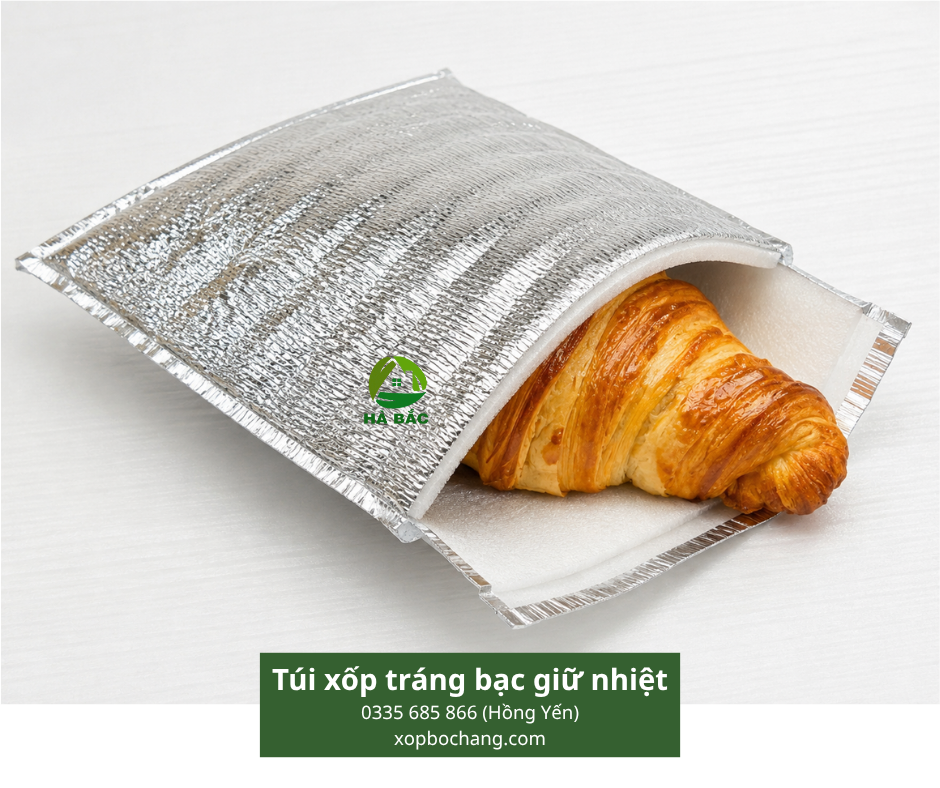 Túi xốp tráng bạc giữ nhiệt Túi xốp tráng bạc giữ nhiệt