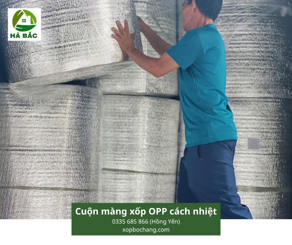 Cuộn màng xốp OPP cách nhiệt