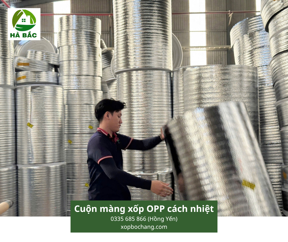 Cuộn màng xốp OPP cách nhiệt
