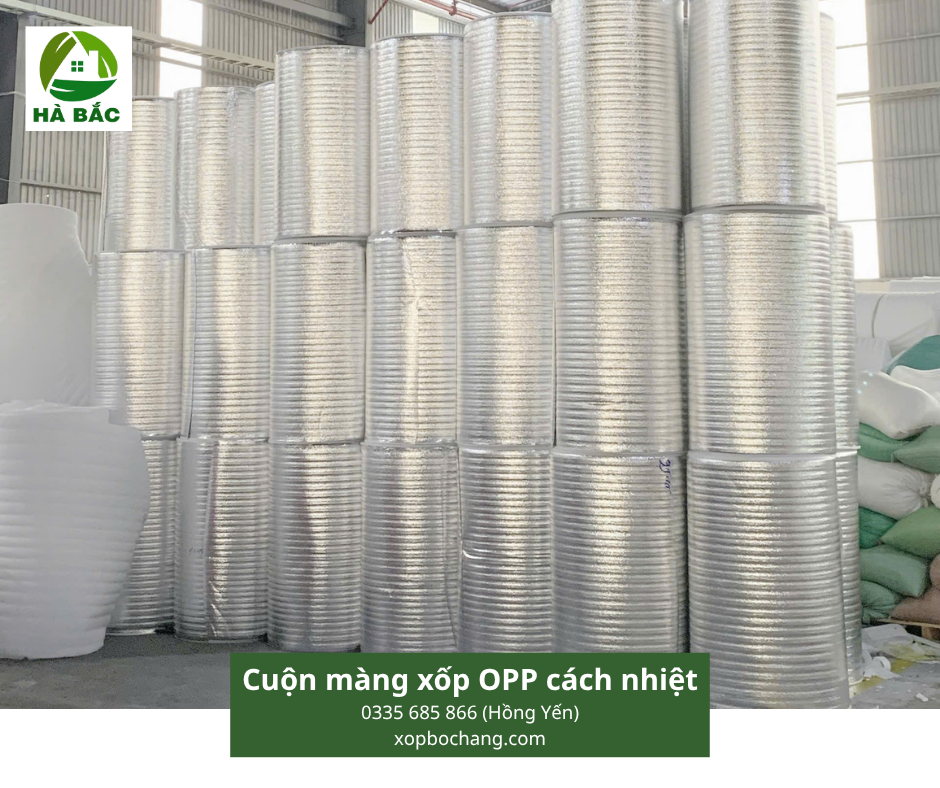 Cuộn màng xốp OPP cách nhiệt