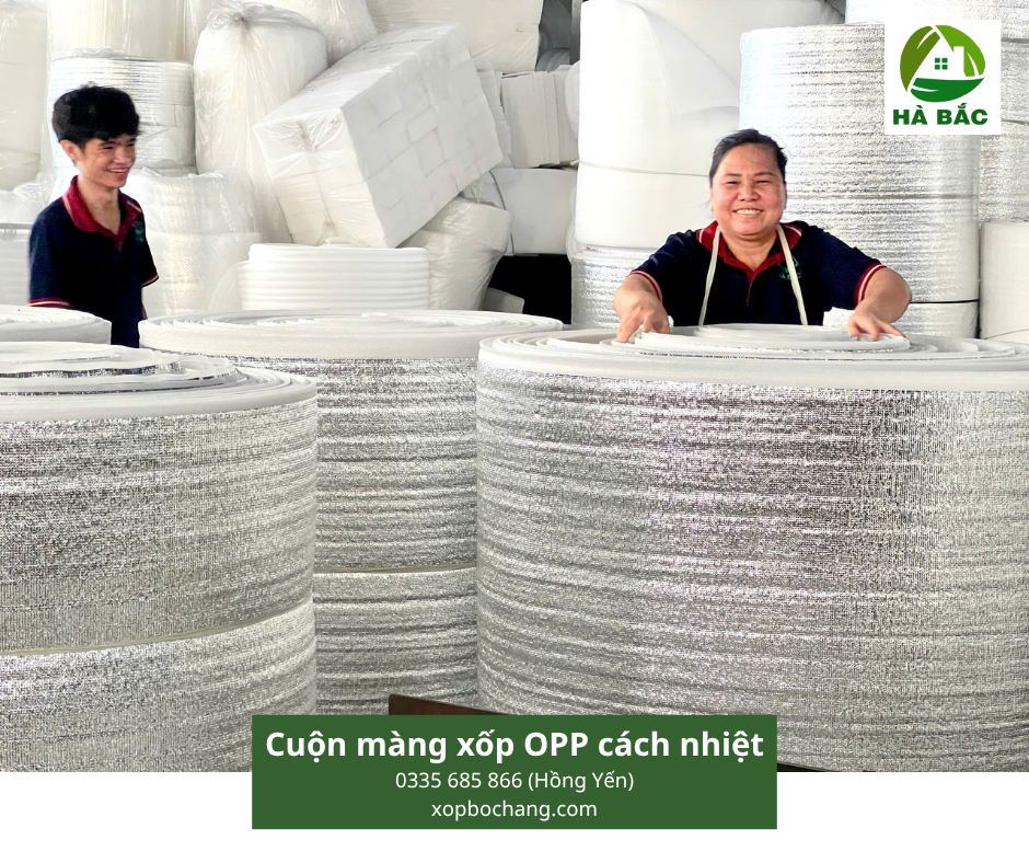 Cuộn màng xốp OPP cách nhiệt
