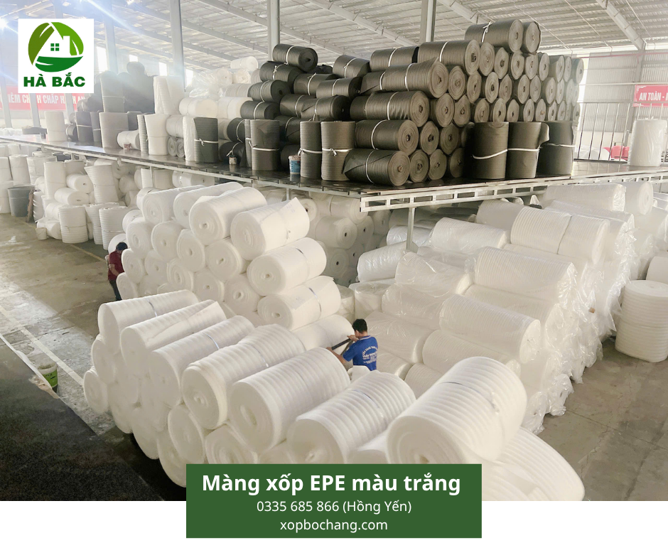Màng xốp EPE màu trắng