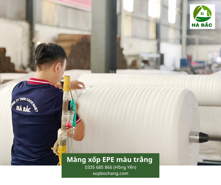 Màng xốp EPE màu trắng