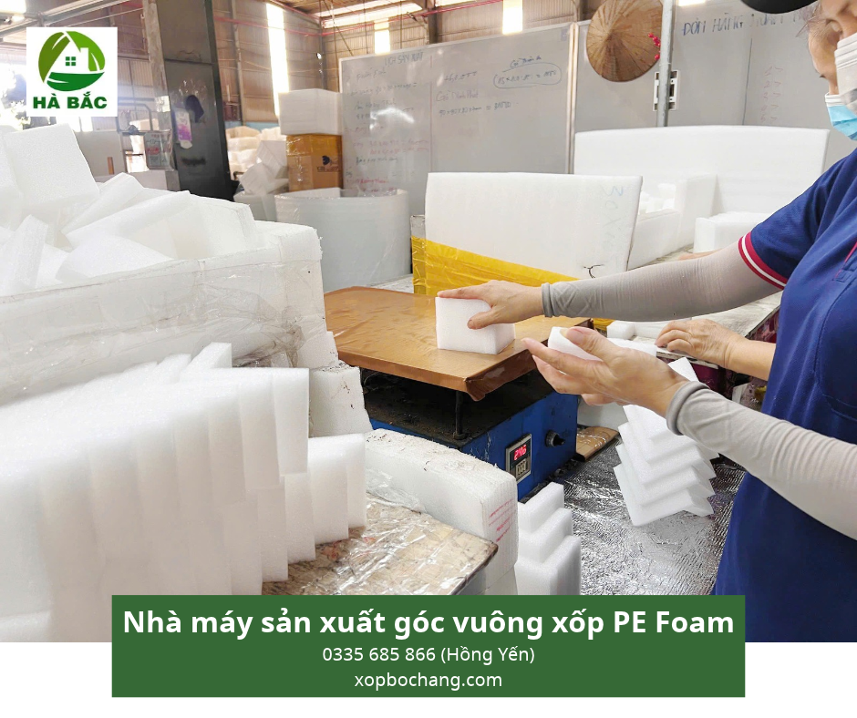 Góc vuông xốp PE Foam Góc vuông xốp PE Foam