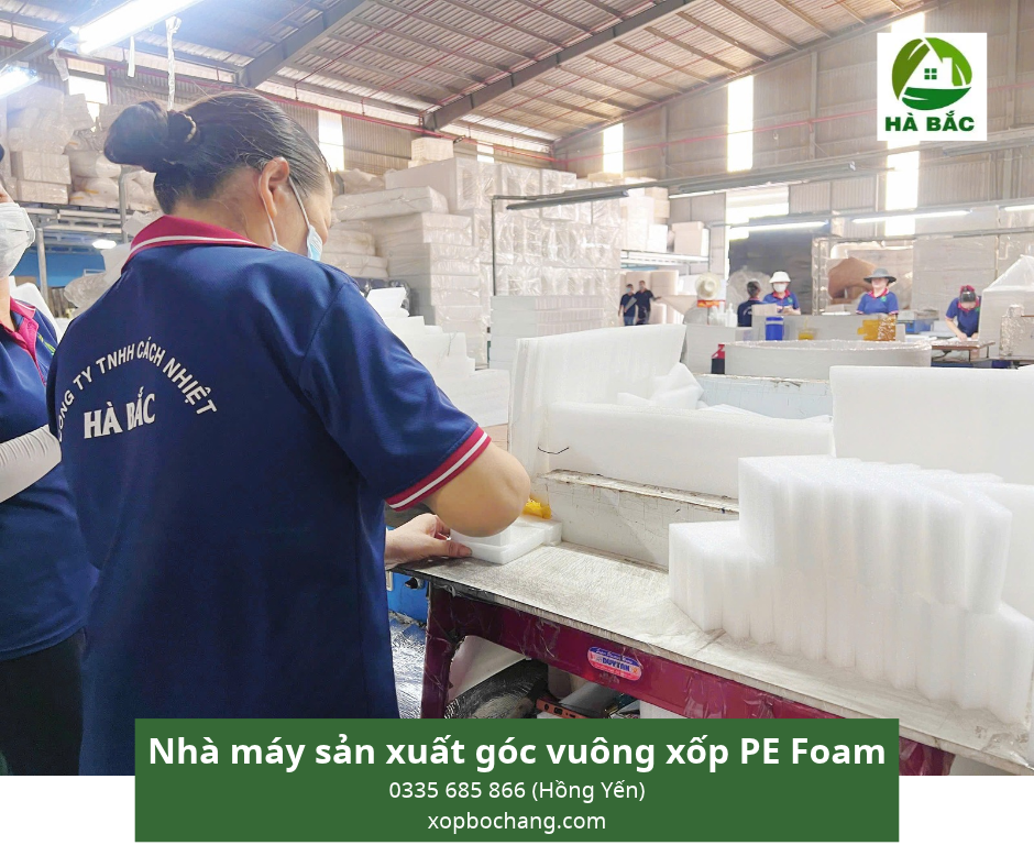 Góc vuông xốp PE Foam Góc vuông xốp PE Foam