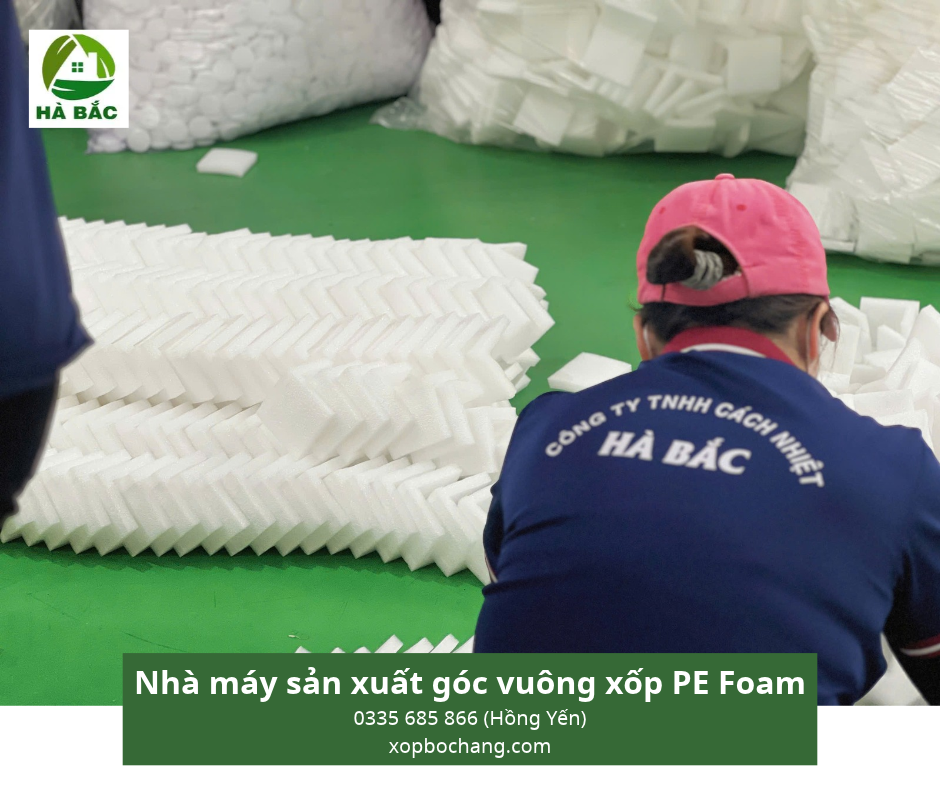 Góc vuông xốp PE Foam Góc vuông xốp PE Foam