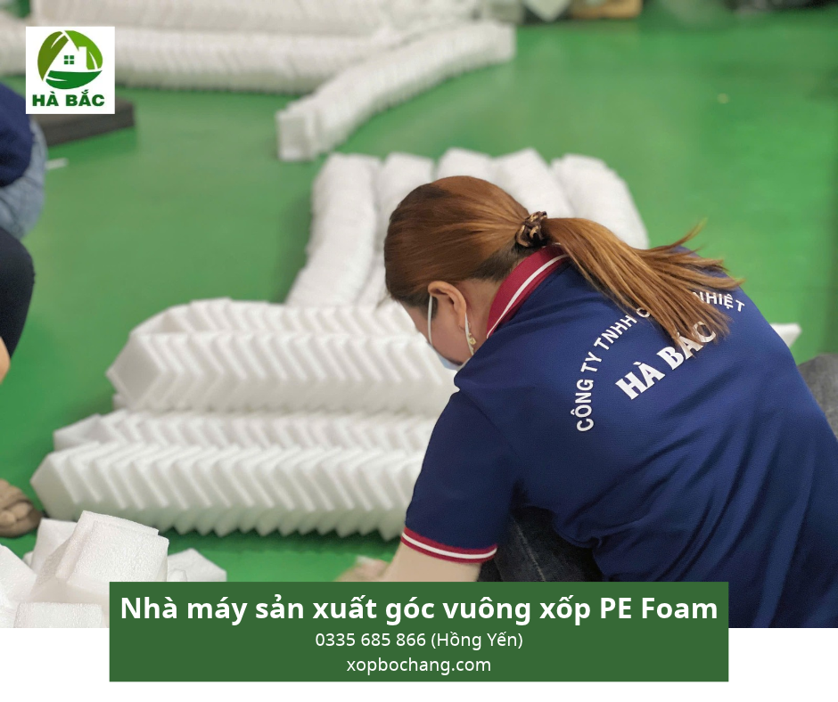 Góc vuông xốp PE Foam Góc vuông xốp PE Foam
