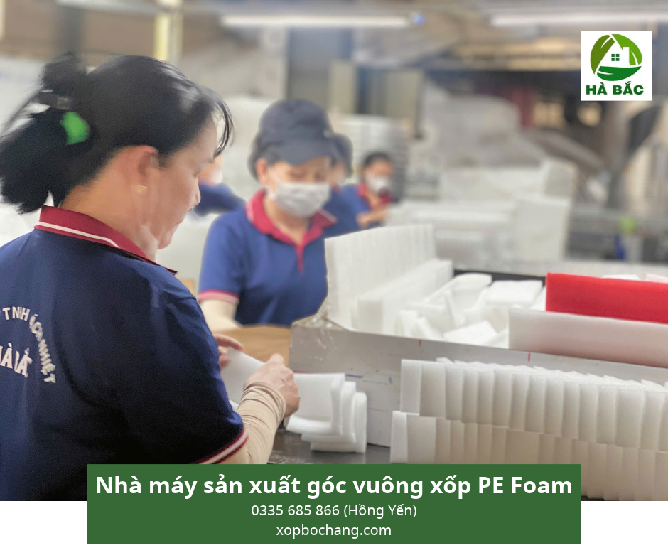 Góc vuông xốp PE Foam Góc vuông xốp PE Foam