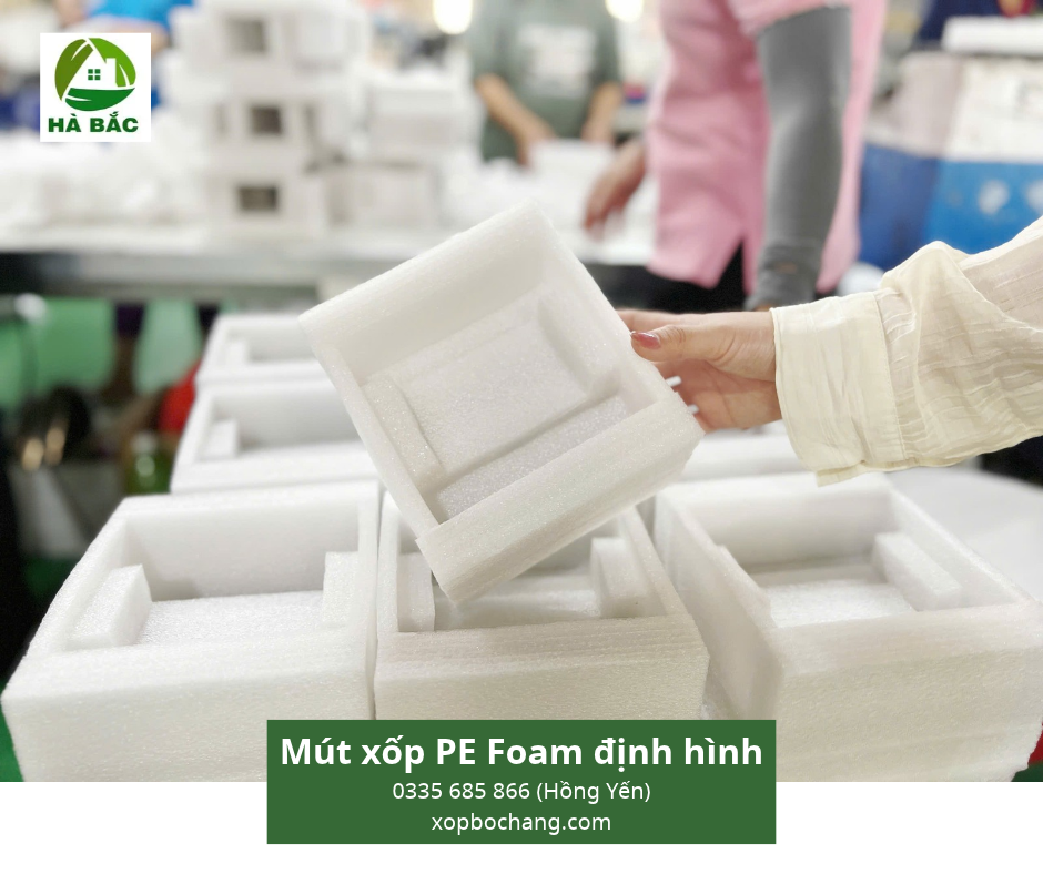 Mút xốp PE Foam định hình Mút xốp PE Foam định hình