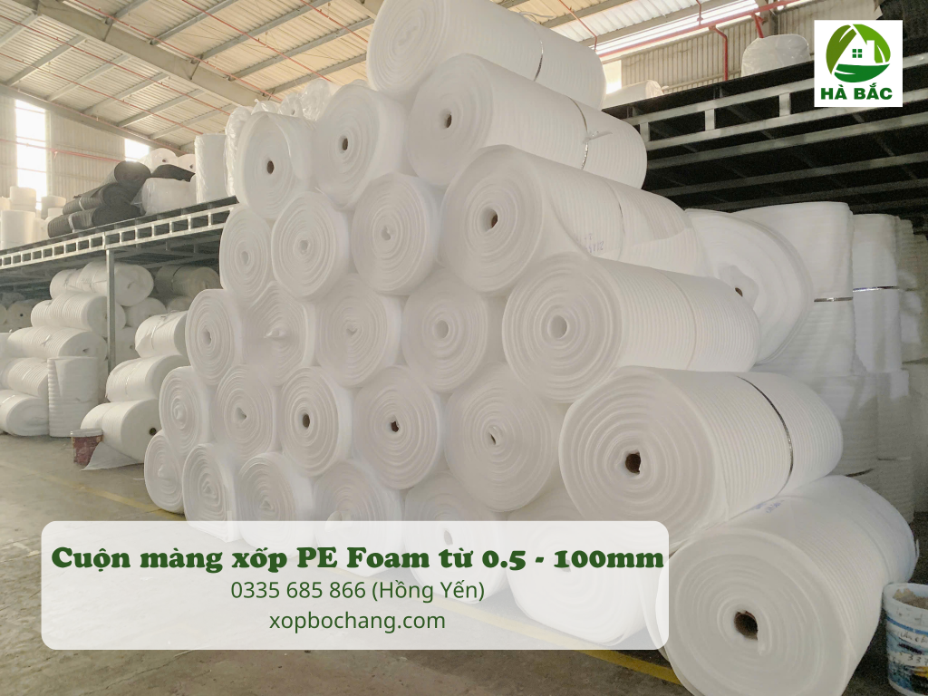 Cuộn màng xốp PE Foam Cuộn màng xốp PE Foam
